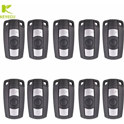 KEYECU 10PCS/LOT New Smart Remote Key 3 Button 868MHz ID7944 for BMW CAS3 3+ 1 3 5 7 Series X5 X6 Z4