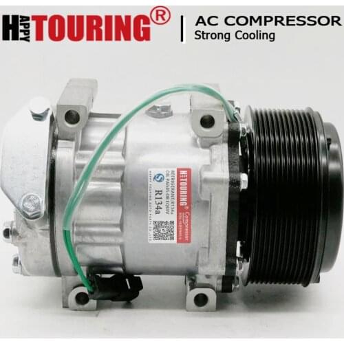 SD7H15 AC Compressor for Caterpillar 320D Excavator 24V SD7H156095 SD7H15-6095 3729295 372-9295 0190504232 CAT372-9295