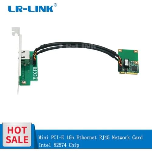 LR-LINK 2201PT Mini PCI-Express Gigabit Ethernet lan card 10/100/1000 Base-T RJ45 pci-e Network Card Nic