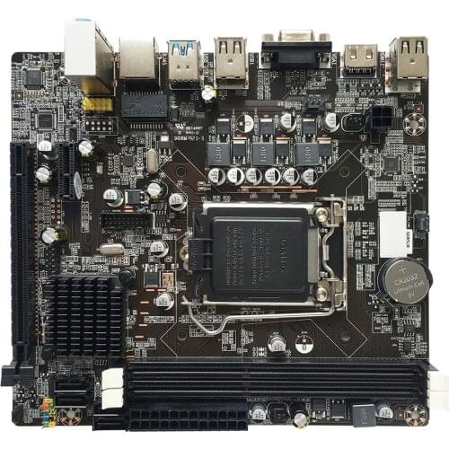 B75 Motherboard LGA 1155 SATA 3.0 USB 3.0 2 Channel Mainboard for Intel Core Gen 2/3 Desktop Computer Supports DDR3 Memory