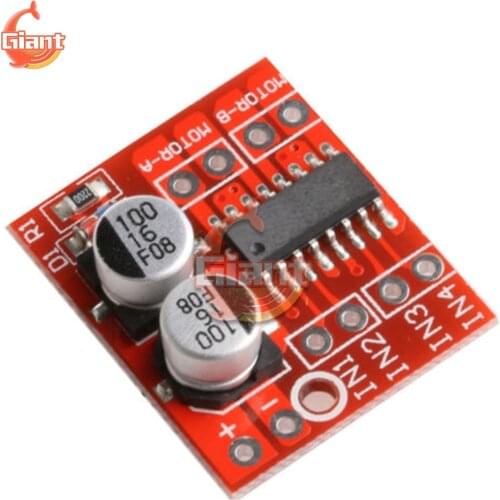 MX1508 DC Motor Driver Module Board Dual Channel DC 2V-10V 1.5A 2-Way PWM Speed Dual H-Bridge Stepper Motor Driver L298N