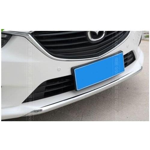 Chorm front bumper Lip cover trim for 2014 2015 Mazda 6 ATENZA