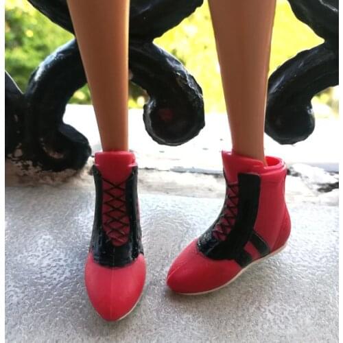 1/6 New Original multiple Colorful Doll Accessories Fashion Sneaker Flat Shoes Genuine Sandals Shoes for Barbie Doll Shoes