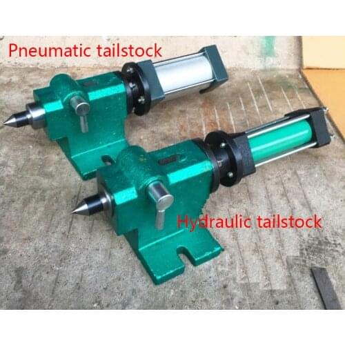 Pneumatic lathe tailstock, quick and simple instrument tailstock, automatic CNC hydraulic cylinder, taper hole, plug