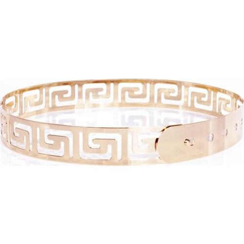 Fabulous 2021 Punk style Metal Carved Hollow Out Waist Belt High-Grade Fashion waistband for women appreal Accessories BL14