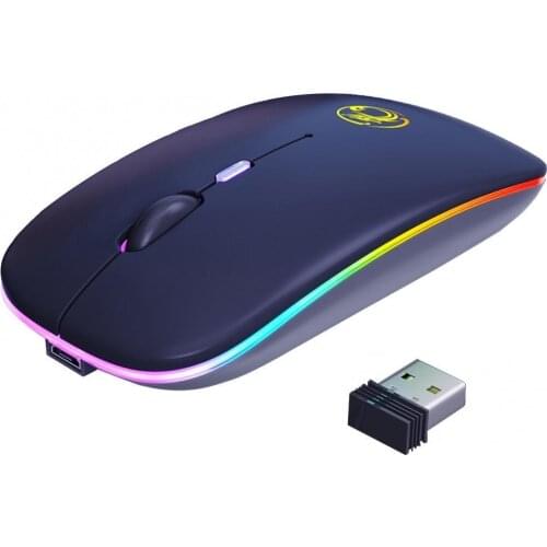 30% Off IMICE Wireless 2.4G Rechargeable Mute Backlight Mute Mouse Computer/PC Accessory