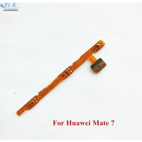 10PCS/Lot Power Switch On/Off Key + Volume Up/Down Button Flex Cable for Huawei Mate 7 Repair Parts