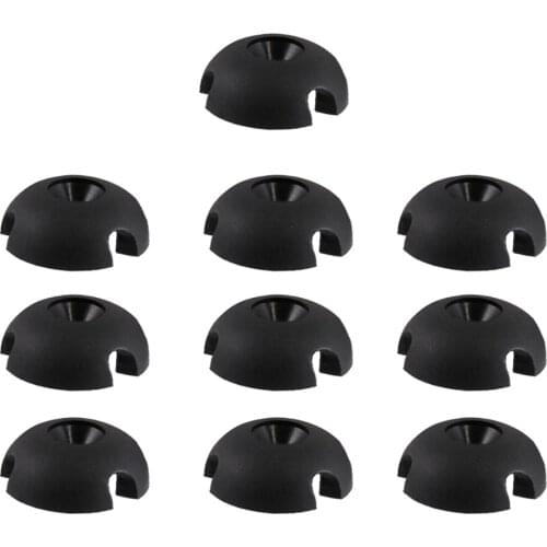 10pcs Slotted Round Deck Line Guide Kayak Accessories for Boat Canoe Dinghy