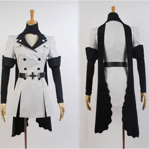 Akame ga KILL! Esdeath Empire General Apparel Uniform Dress Hat Stocking Anime Halloween Cosplay Costumes For Women Custom Made