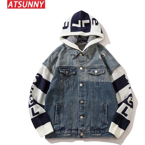 Мужские джинсовые куртки ATSUNNY SINCE 2021 China At AliExpress
