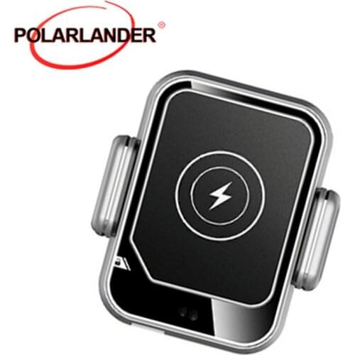 Car Holder for Phone Air Vent Aromatherapy Temperature-control Fast Charger Stand for iPhone X GPS Anti-scalding Qi Wireless