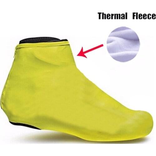 No logo Neutral Fleece Thermal Cycling Shoe Cover Sneaker Overshoes 6 Colors Road Bicycle Bike MTB Winter Cycling Shoe Cover
