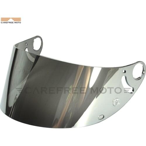 1 Pcs Chrome Motorcycle Full Face Helmet Visor Lens Case for SHARK RS2 RSR 2 Carbon RSR 2 V+ RSX VZ32