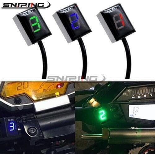 Motorcycle 1-6 Gear Display Digital Device Meter For Suzuki GSX-R750 GSXR 600 750 2004-2005 Gear Display Indicator