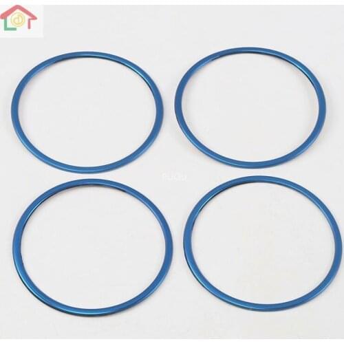 For 2018 BMW X3 G01 4pcs Auto Car Interior Door Speaker Horn Frame Trim Stickers Covers Accessories