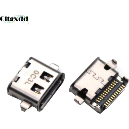 For Lenovo ThinkPad T480 T580 L480 L580 L590 L490 El480 El580 ASUS DELL Laptop USB 3.1 Type-C DC Power Charging Port Connector