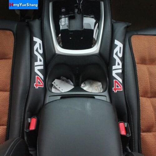 2PCS New Seat Gap Filler Soft Pad Padding Spacer For Toyota RAV4 interior Accessories Car Styling