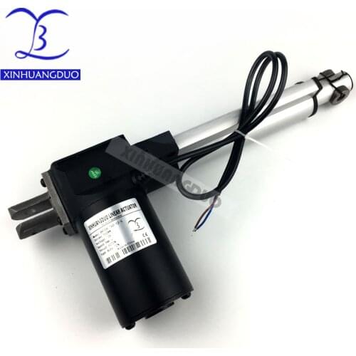 Linear Actuator 12VDC 1-4inch /25-100mm stroke Electric Linear Actuator Thrust 5000N/500KG/1100LBS, tv Lift Customized Stroke