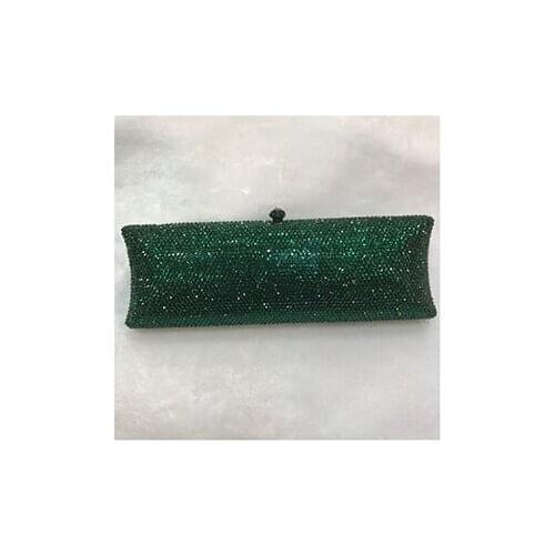Fashion Designer silver gold Clutch purse green Evening Bags for Women Formal Party Cocktail Stylish Crystal Purses Handbags