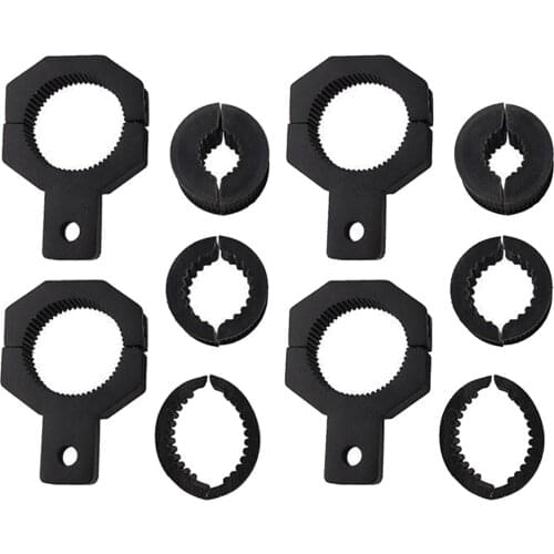 4 Pieces Light Bar Mounts Mounting Bracket Mini Bar Clamp Aluminium Alloy