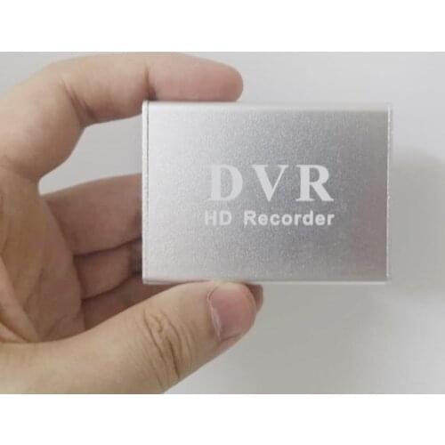 New 1CH Mini DVR CVBS recording 1 channel CCTV monitor Support multiple recording modes SD card recording DVR black