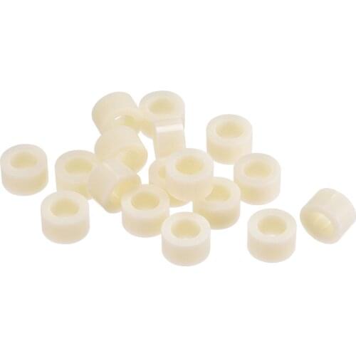 Uxcell ABS Round Spacer Washer ID OD for Screws, 3D Printer, TV Wall Mounting, Electrical Outlet, Pegboard Beige 300Pcs