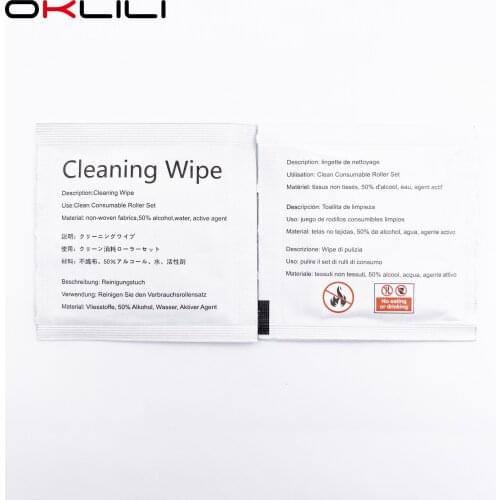 10PC PA03950-0419 FI-C100CW Moist Pre-Moist Moistened Cleaning Wipe Wipes 6x6cm Cleaning Supplies for Fujitsu Scanner Consumable