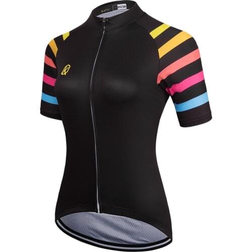 2021Kafitt Womens Cycling Clothing Summer Mtb Clothes Breathable Short Bicycle Jersey Ropa Maillot Ciclismo Bike Wear Pullover