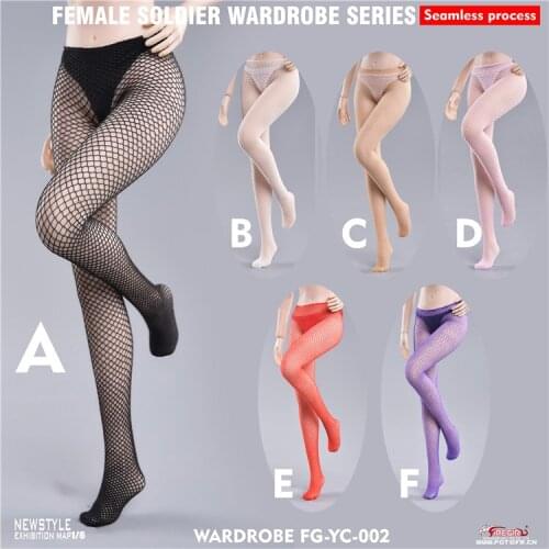 Fire Girl Toys 16 FG-YC-002 1/6 Scale Sexy Net socks Seamless Pantyhose Stockings for PH HT Female Action Figure Clothes