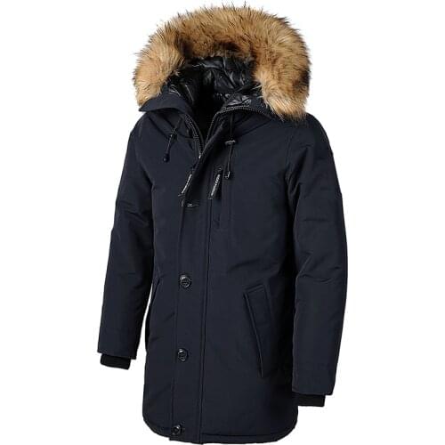 ZREZ Men's Parkas With Fur