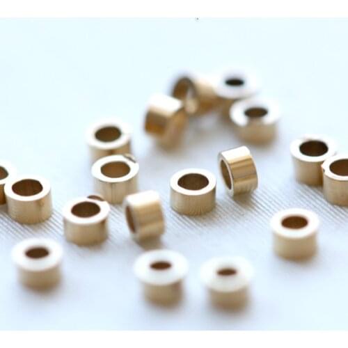 14k gold plated jewelry accessories copper CLASP making DIY chain necklace FPPJ