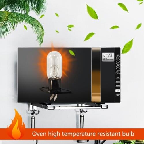 2A 240V 25W Microwave Oven Bulb Refrigerator Lighting Bulb Base with Holder 425B