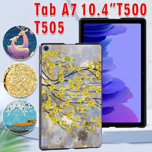 Tablet Case for Samsung Galaxy Tab A7 10.4" T500 T505 Slim Durable Tablet Protective Shell Case for SM-T500,SM-T505