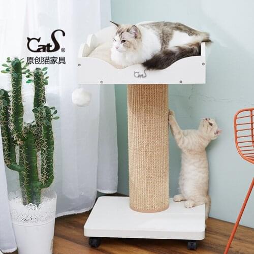 Wooden Sisal Cat Litter, Cat Bed, Cat Furniture, Scratching Post