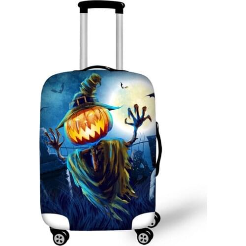 Travel luggage suitcase Halloween protective cover cubierta maleta housse valise roulettes accessories mala de viagem maleta de