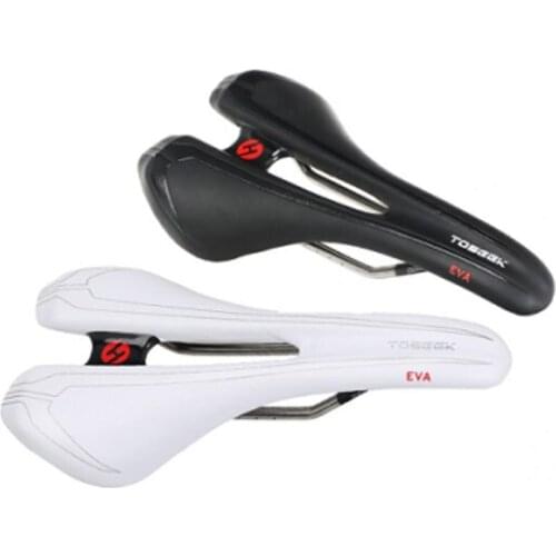 Mountain Bike Saddle Titanium Bow / Steel Bow Covered Rubber Bicycle Saddle Riding Supplies Hollow Road Bicycle Saddle Bike Seat