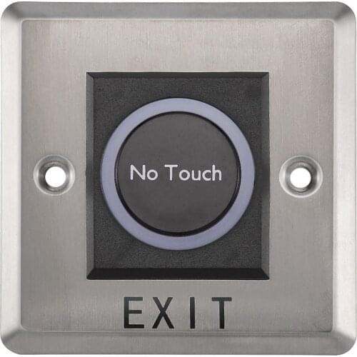 Infrared Sensor Switch No Contact Contactless Switches Door Release Exit Button with LED Indication
