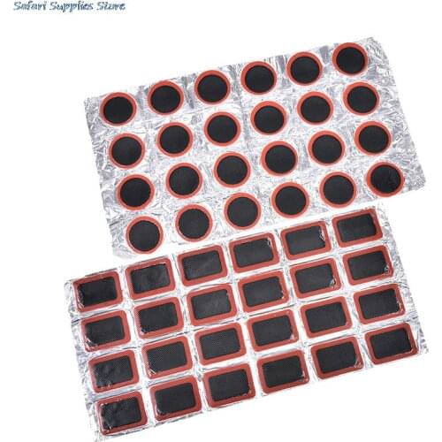 Bike Repair Kits 24Pcs/Set Cycling Puncture Patch Bicycle Motor Bike Tire Tyre Tube Rubber Puncture Patches