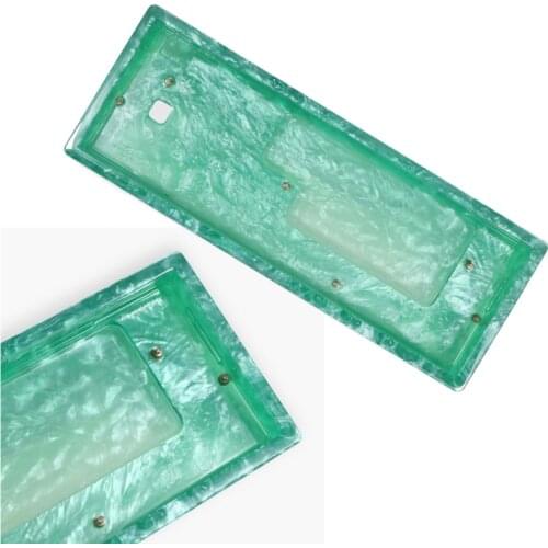LX9B New Arrival DZ60 Keyboard Case Resin Light Case Milk Case Shell PCB Costar Plate For 60% GH60 DZ60 XD60 Poker2 Case Mini