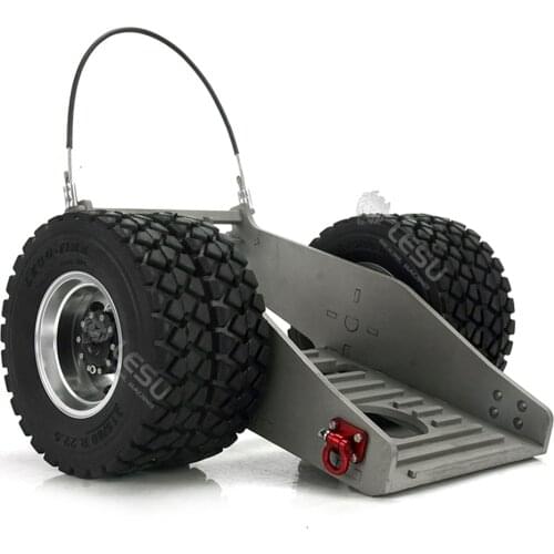 1/14 Simulation Model LESU C374 RC Excavator Metal Track Trailer Refitted Accessrories