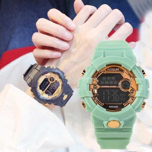 Fashion Kids Waterproof Sport Watches Multi-function Lights Childrens Watches LED Digital Luminous Student Watch Electronic