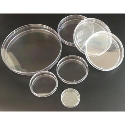 Sleeve of 10 35/60/70/90/100/120/150mm Polystyrene Petri Dish Sealed Culture Disposable