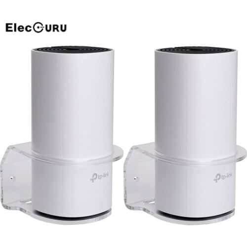 Wall Mount for TP-Link Deco M4/E4/P9/S4 Whole Home Mesh WiFi System,Home Wifi Router Shelf Acrylic Holder Transparent Bracket