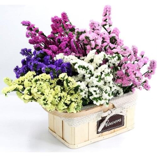 Real Dried Natural Flower Forget Me Not Bouquet Eternal Floral Wedding Party Valentines Day DIY Bouquet Home Decoration