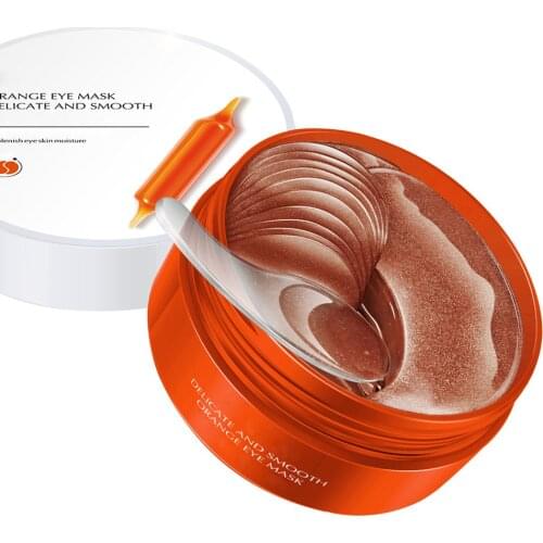 Blood Orange Eye Mask Anti Aging Repaire Wrinkle Lighten Eye Skin Remover Moisture Replenishment Dark Eye Circle Eye Care