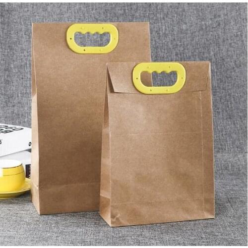 Roll type kraft rice bag food bag tea kraft paper bag
