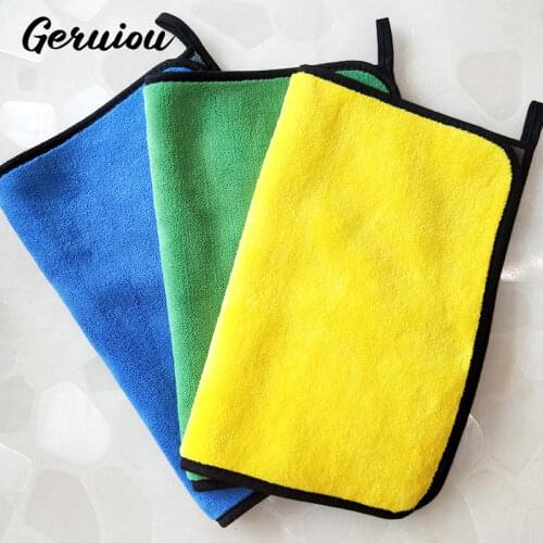 Microfiber Cleaning Towel Micro Fiber Wash Towels for Car Double Layer Extra Soft Cleaning Drying Cloth Car Wash Rags Care Bears