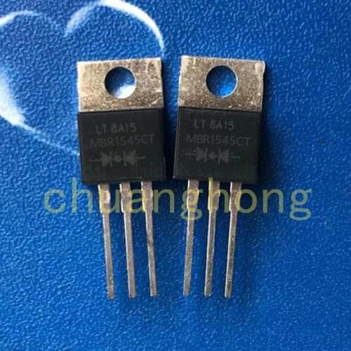 1pcs/lot MBR1545CT 15A 45V original packing new MBR1545 Schottky Rectifier diode TO-220
