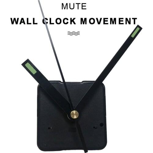 Green Luminous Clock Movement Replacement Part High Quality Silent Wall Clocks Spindle Movements Repair Kit