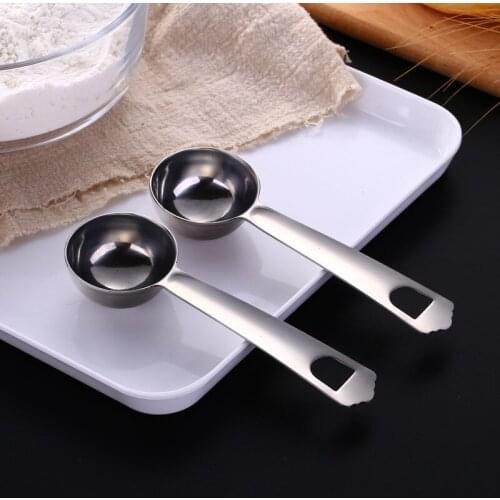 100PCS 20ml Stainless Steel Measuring Spoons Coffee Scoops Kitchen Baking Tools